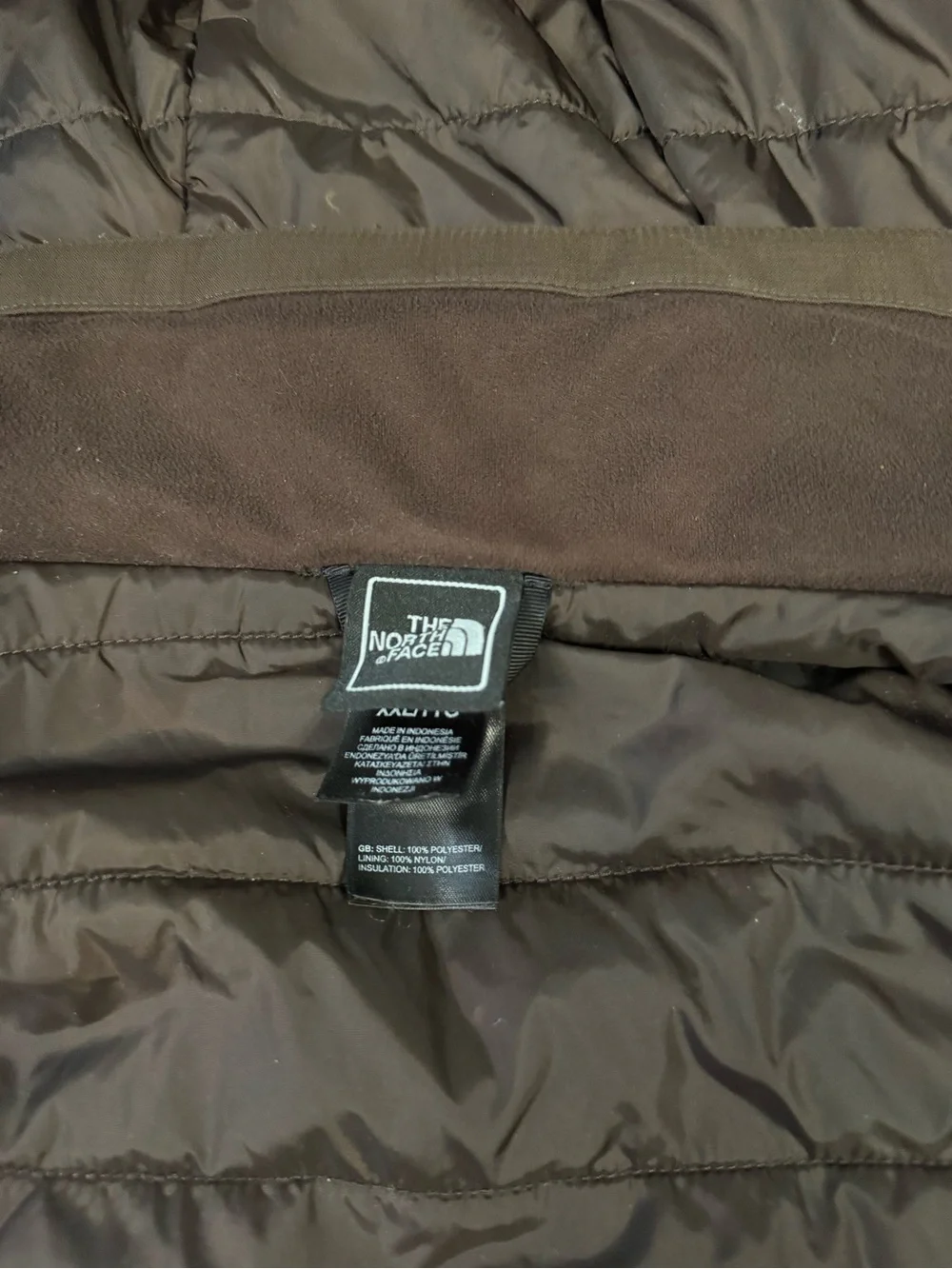 The North Face Men's Apex Elevation Jacket in Brown and Black Size XXL